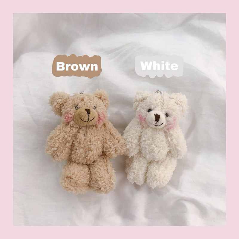 Cute Girl Cute Pendant Plush Doll Bear Doll Doll Bag Pendant Soft Cute Accessories Keychain