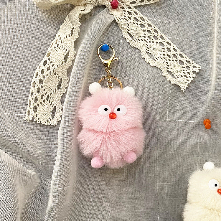 Cartoon Net Red Elf Doll Key Chain Cute Plush Bag Doll Pendant Car Key Chain Creative Gift