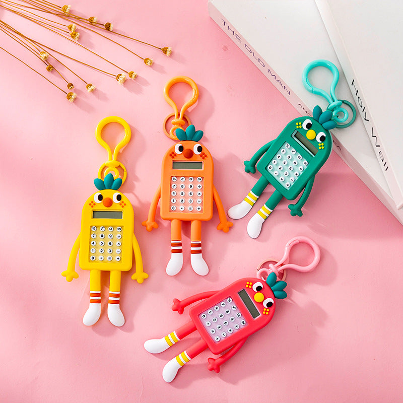 Creative Maze Game Computer Key Chain Ins Wind Cartoon Cute Girl Heart Student Bag Small Pendant