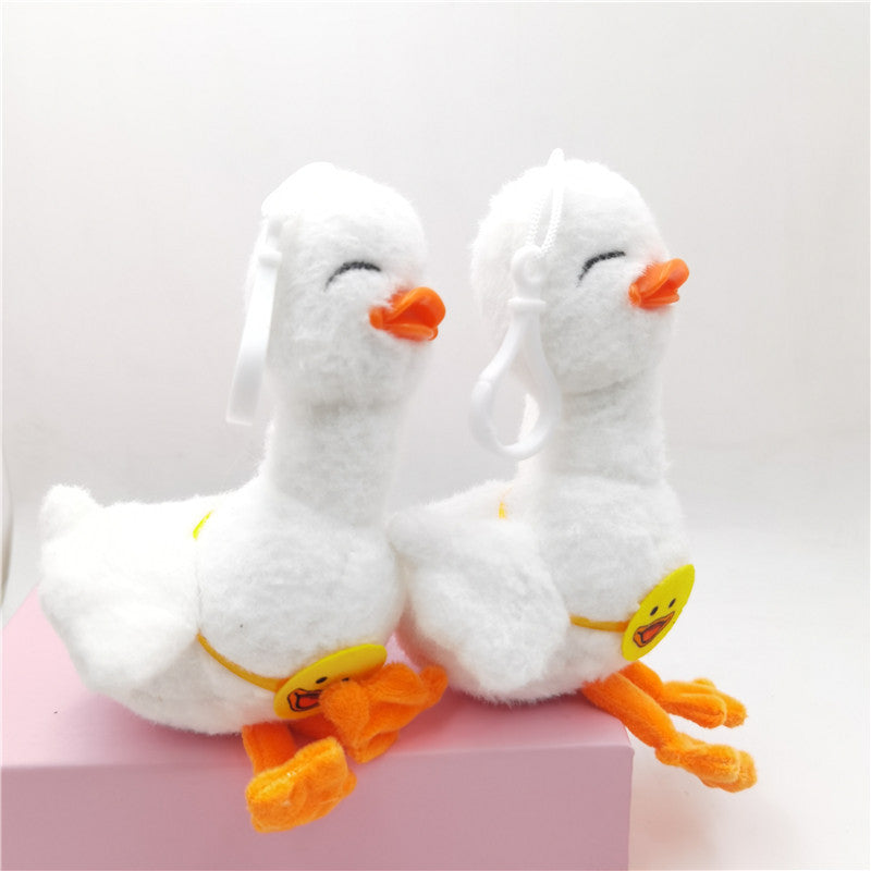 Creative Plush Pendant Clothing Bag Accessories Doll Doll Keychain Happy Duck Pendant