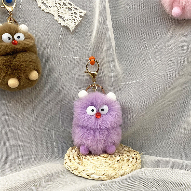 Cartoon Net Red Elf Doll Key Chain Cute Plush Bag Doll Pendant Car Key Chain Creative Gift