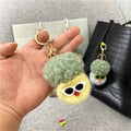 Creative Cauliflower Cartoon Key Chain Car Ornament Plush Doll Doll Cute Bag Pendant Accessories Small Gift