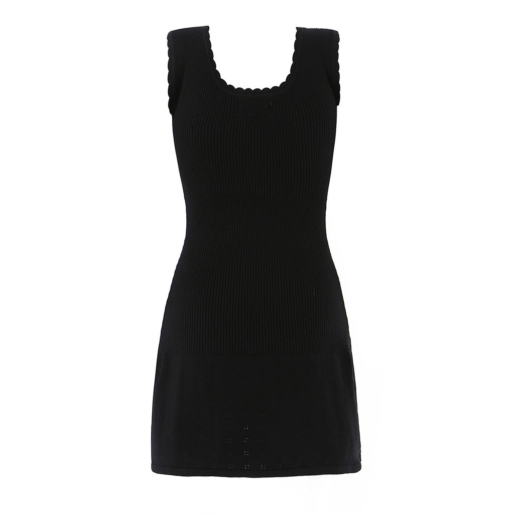 Waist up sleeveless dress