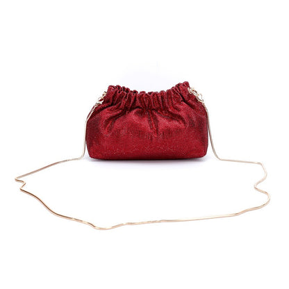 Diamond Evening Dress Wallet Wedding Banquet Party Multi color Water Diamond Handbag Christmas Gift Women's Cross carrying