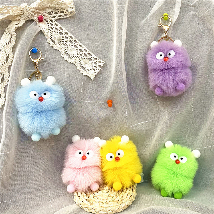 Cartoon Net Red Elf Doll Key Chain Cute Plush Bag Doll Pendant Car Key Chain Creative Gift