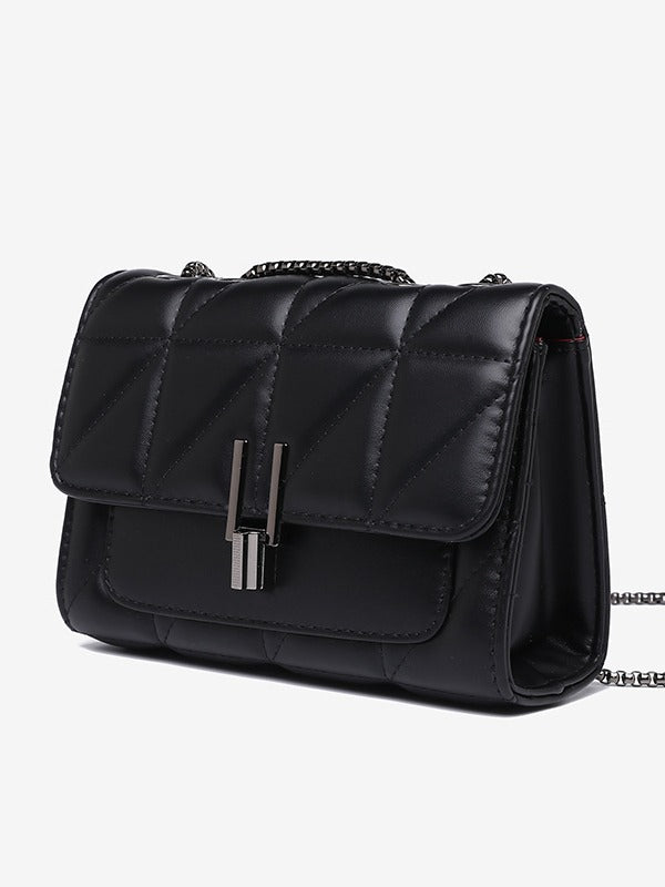 Diamond chain bag, one shoulder crossbody bag, fashionable and versatile, large capacity