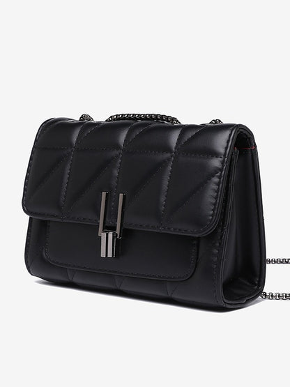 Diamond chain bag, one shoulder crossbody bag, fashionable and versatile, large capacity