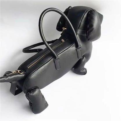 Cute Lovely Black Dog Handbag Luxury Famous  Bolsas Y2K Handbags For Women