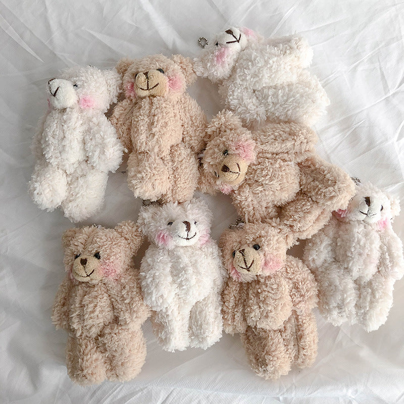 Cute Girl Cute Pendant Plush Doll Bear Doll Doll Bag Pendant Soft Cute Accessories Keychain