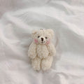Cute Girl Cute Pendant Plush Doll Bear Doll Doll Bag Pendant Soft Cute Accessories Keychain