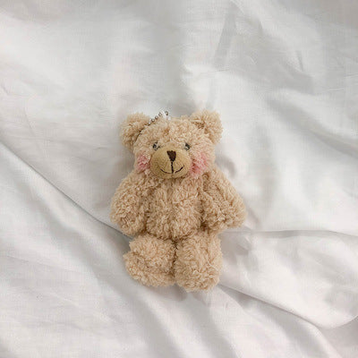 Cute Girl Cute Pendant Plush Doll Bear Doll Doll Bag Pendant Soft Cute Accessories Keychain