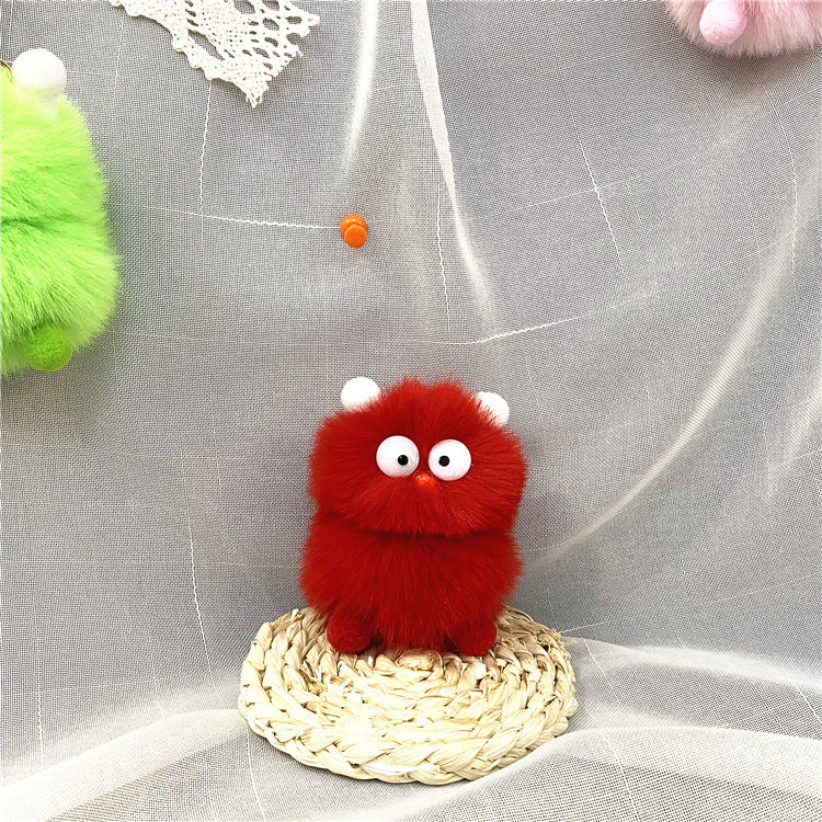 Cartoon Net Red Elf Doll Key Chain Cute Plush Bag Doll Pendant Car Key Chain Creative Gift