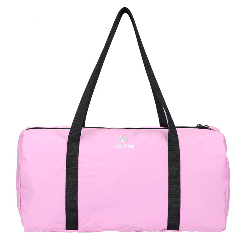 Large capacity folding one shoulder portable boarding storage bag can be set with trolley outdoor travel bag luggage storage bag