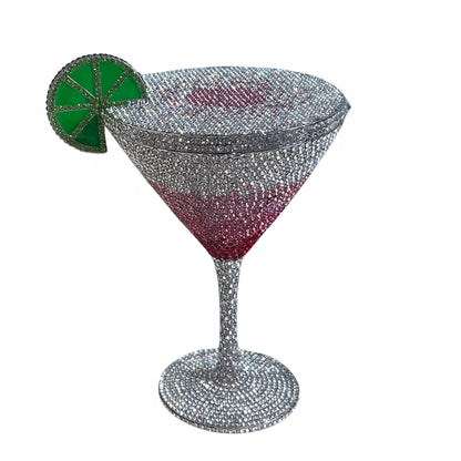 Cocktail Tall Cup Diamond studded Banquet Bag Handheld Women's Bag New