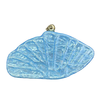 Diagonal cross bag scallop shaped acrylic bag, fashionable wedding banquet handbag