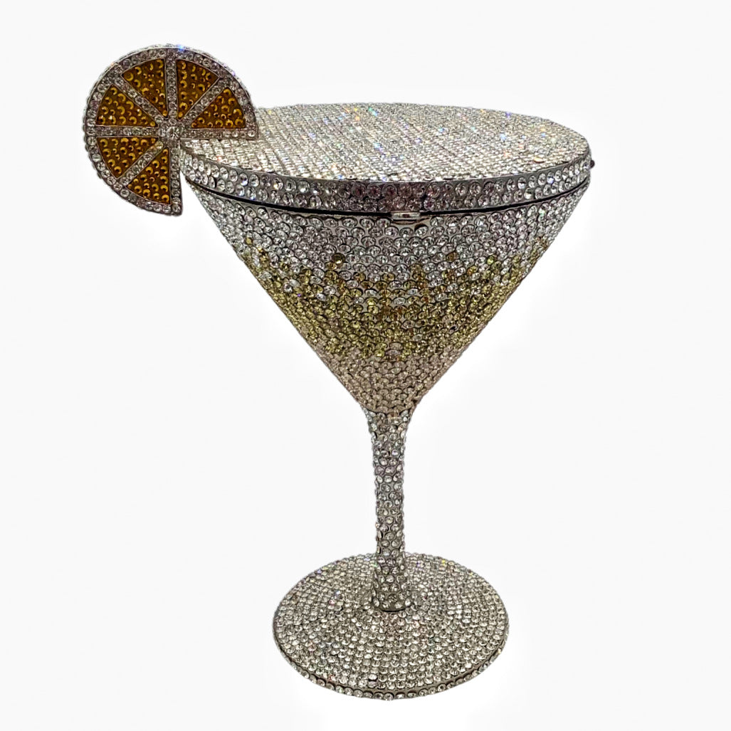 Cocktail Tall Cup Diamond studded Banquet Bag Handheld Women's Bag New