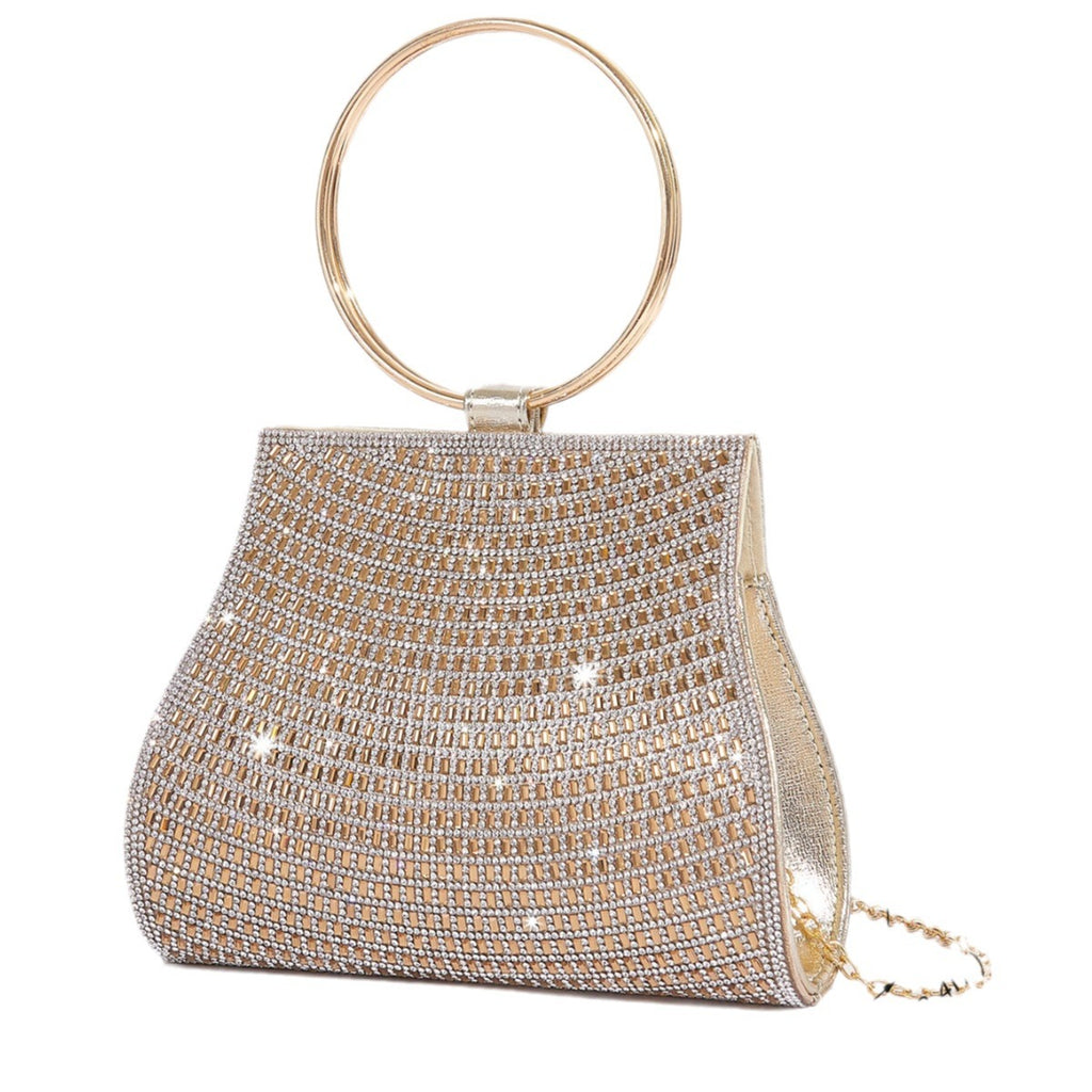 diamond/magnetic buckle chain bag