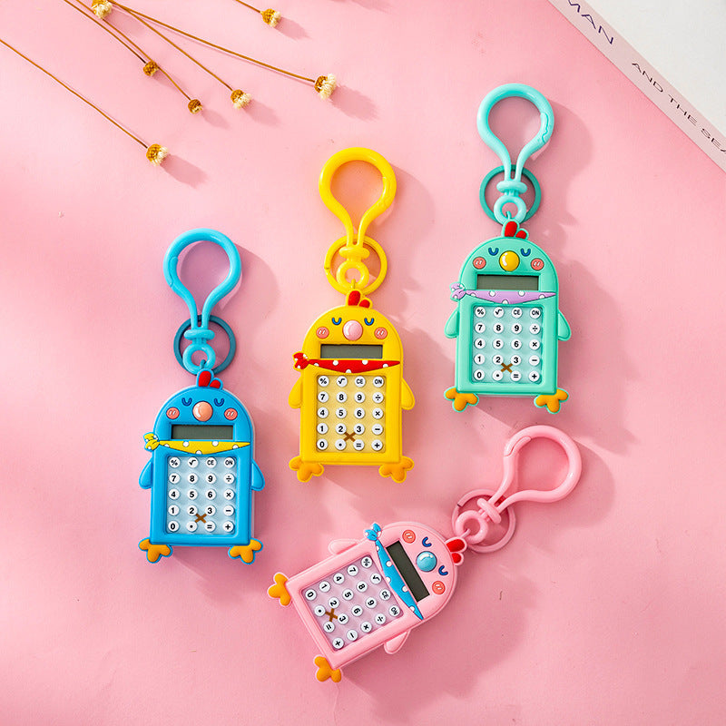 Creative Maze Game Computer Key Chain Ins Wind Cartoon Cute Girl Heart Student Bag Small Pendant