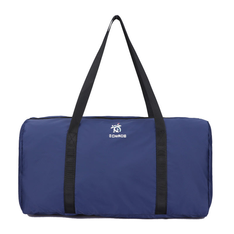 Large capacity folding one shoulder portable boarding storage bag can be set with trolley outdoor travel bag luggage storage bag