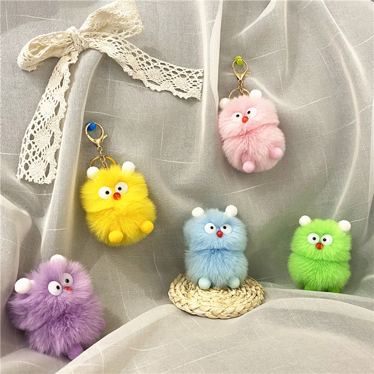 Cartoon Net Red Elf Doll Key Chain Cute Plush Bag Doll Pendant Car Key Chain Creative Gift