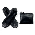 Foldable Indoor Ballet Shoes Wedding Dance Shoes No-Tie Flat Slippers for Women