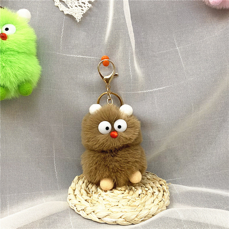Cartoon Net Red Elf Doll Key Chain Cute Plush Bag Doll Pendant Car Key Chain Creative Gift