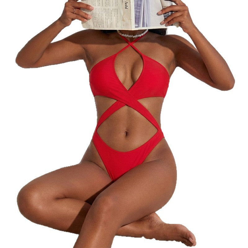 Bikini Push-Up Sexy One-Piece Backless Swimsuit for Women