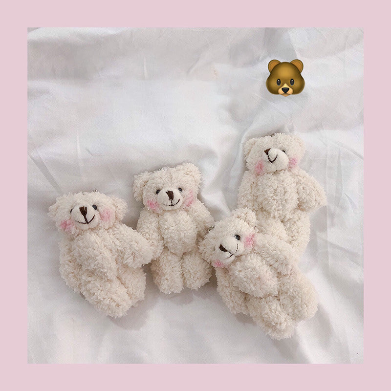 Cute Girl Cute Pendant Plush Doll Bear Doll Doll Bag Pendant Soft Cute Accessories Keychain