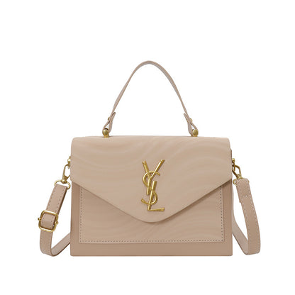 2025 New Women's Vintage Small Square Bag, Women's Shoulder Crossbody Commuter Messenger Bag, Trendy Letter Box Bag, Foreign Trade