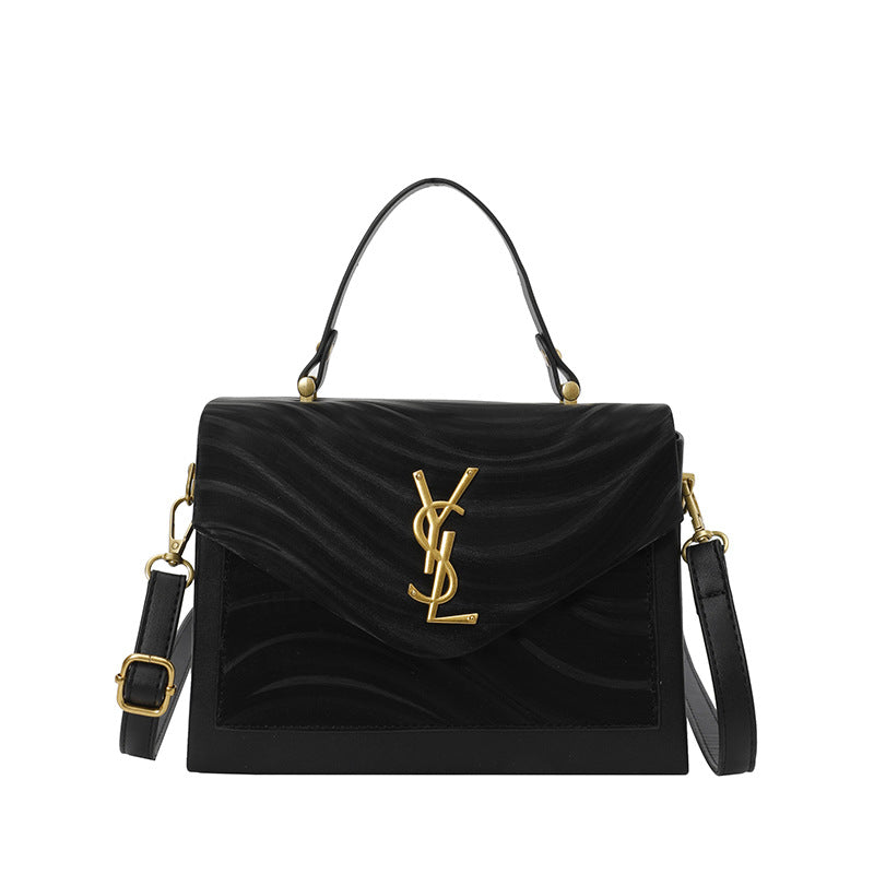 2025 New Women's Vintage Small Square Bag, Women's Shoulder Crossbody Commuter Messenger Bag, Trendy Letter Box Bag, Foreign Trade