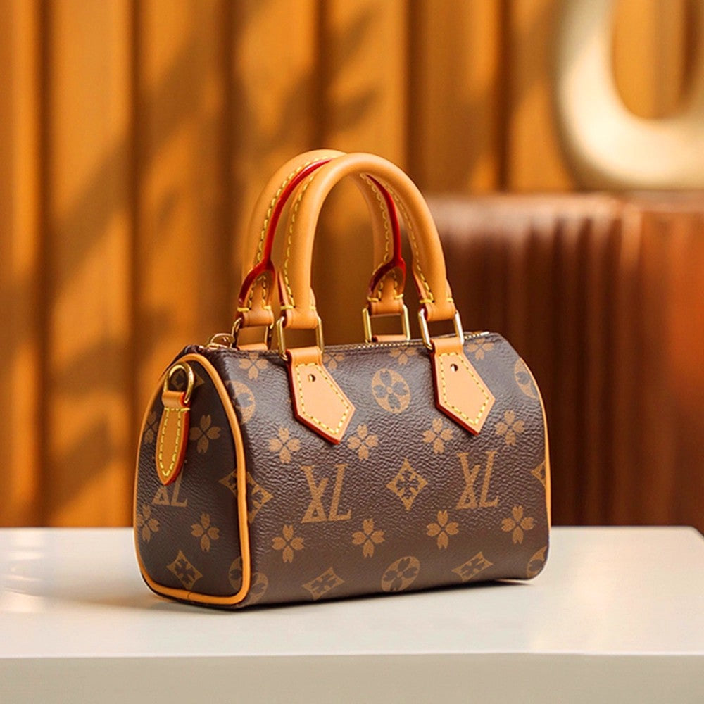 Nano Speedy  Bag V Genuine Leather Crossbody Bag