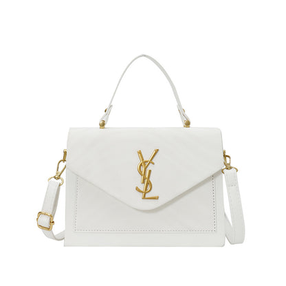 2025 New Women's Vintage Small Square Bag, Women's Shoulder Crossbody Commuter Messenger Bag, Trendy Letter Box Bag, Foreign Trade