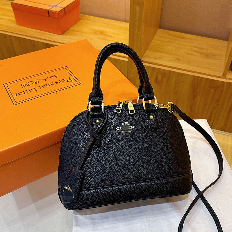 Foreign Trade Handbag 2025 Autumn and Winter New Cross-Border European and American Fashion Trend Women's Shoulder Crossbody Shell Bag New Model