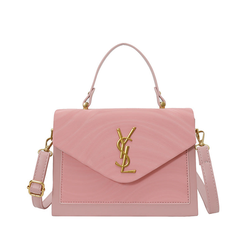 2025 New Women's Vintage Small Square Bag, Women's Shoulder Crossbody Commuter Messenger Bag, Trendy Letter Box Bag, Foreign Trade