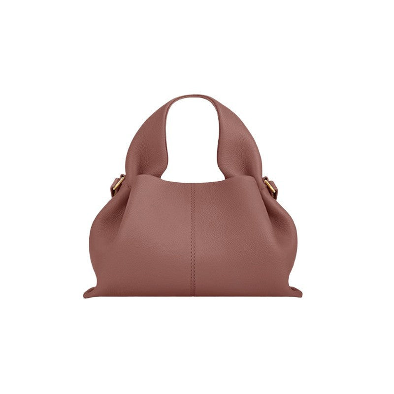 Polene Cloud Bag Niche Dumpling Bag 2025 New French European and American Retro High-End Satchel Crossbody Bag for Women