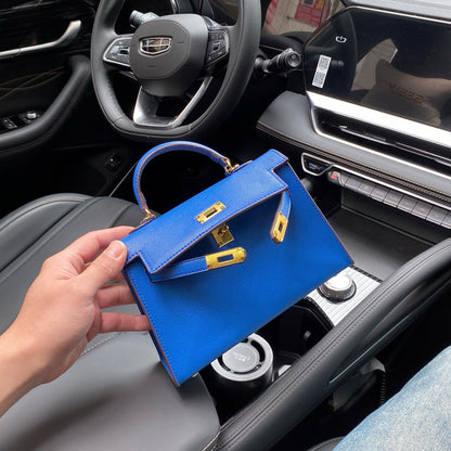 Aliexpress Hot-Selling Candy-Colored Kelly Bag, European and American Fashion Women's Handbag, High-End Single Shoulder Crossbody Bag for Women0