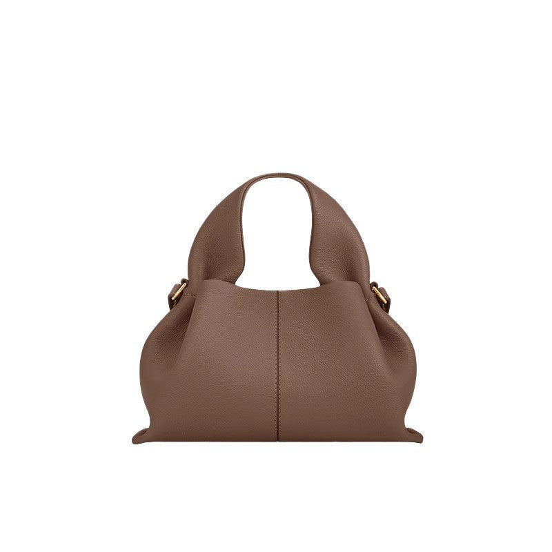 Polene Cloud Bag Niche Dumpling Bag 2025 New French European and American Retro High-End Satchel Crossbody Bag for Women