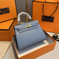 Hot-Selling Candy-Colored Kelly Bag, European and American Fashion Women's Handbag, High-End Single Shoulder Crossbody Bag for Women0