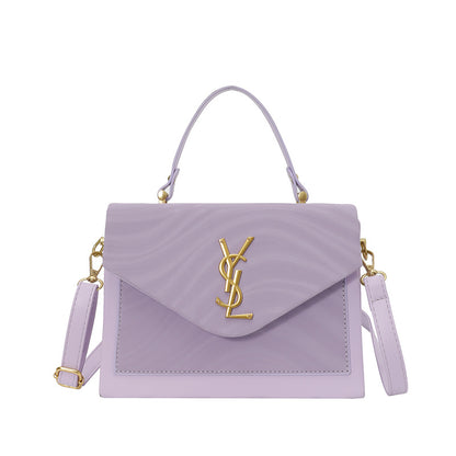 2025 New Women's Vintage Small Square Bag, Women's Shoulder Crossbody Commuter Messenger Bag, Trendy Letter Box Bag, Foreign Trade
