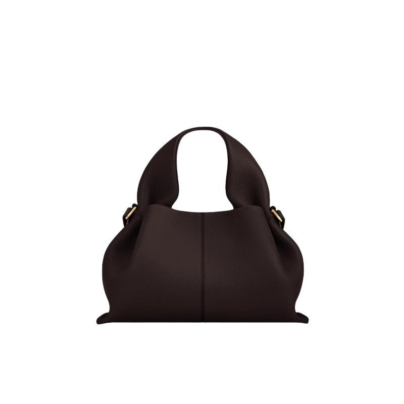 Polene Cloud Bag Niche Dumpling Bag 2025 New French European and American Retro High-End Satchel Crossbody Bag for Women