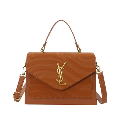 2025 New Women's Vintage Small Square Bag, Women's Shoulder Crossbody Commuter Messenger Bag, Trendy Letter Box Bag, Foreign Trade