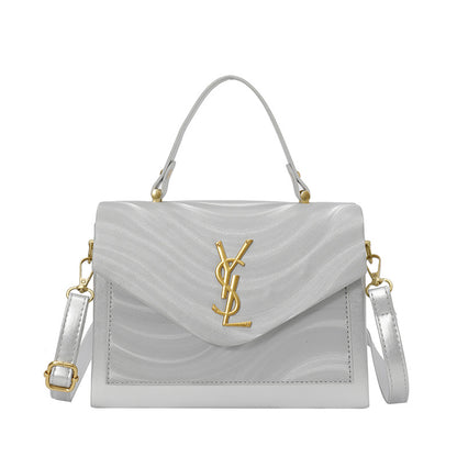 2025 New Women's Vintage Small Square Bag, Women's Shoulder Crossbody Commuter Messenger Bag, Trendy Letter Box Bag, Foreign Trade