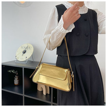 Cross-Border European and American Fashion Retro Chain Monogram Underarm Bag 2026 New Model High-Quality Versatile Women's Handbag