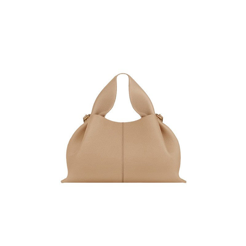 Polene Cloud Bag Niche Dumpling Bag 2025 New French European and American Retro High-End Satchel Crossbody Bag for Women