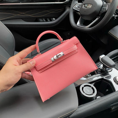 Aliexpress Hot-Selling Candy-Colored Kelly Bag, European and American Fashion Women's Handbag, High-End Single Shoulder Crossbody Bag for Women0
