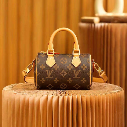 Nano Speedy  Bag V Genuine Leather Crossbody Bag