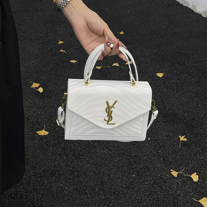 2025 New Women's Vintage Small Square Bag, Women's Shoulder Crossbody Commuter Messenger Bag, Trendy Letter Box Bag, Foreign Trade