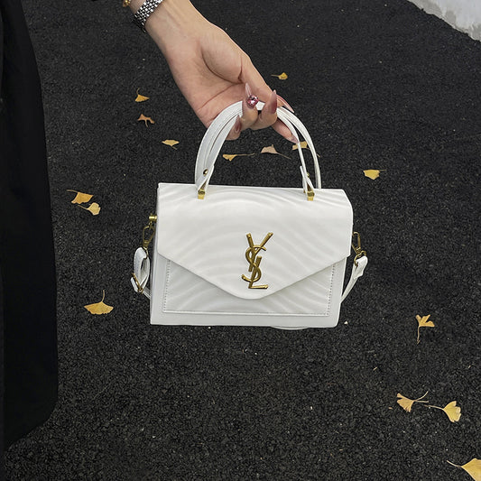 2025 New Women's Vintage Small Square Bag, Women's Shoulder Crossbody Commuter Messenger Bag, Trendy Letter Box Bag, Foreign Trade