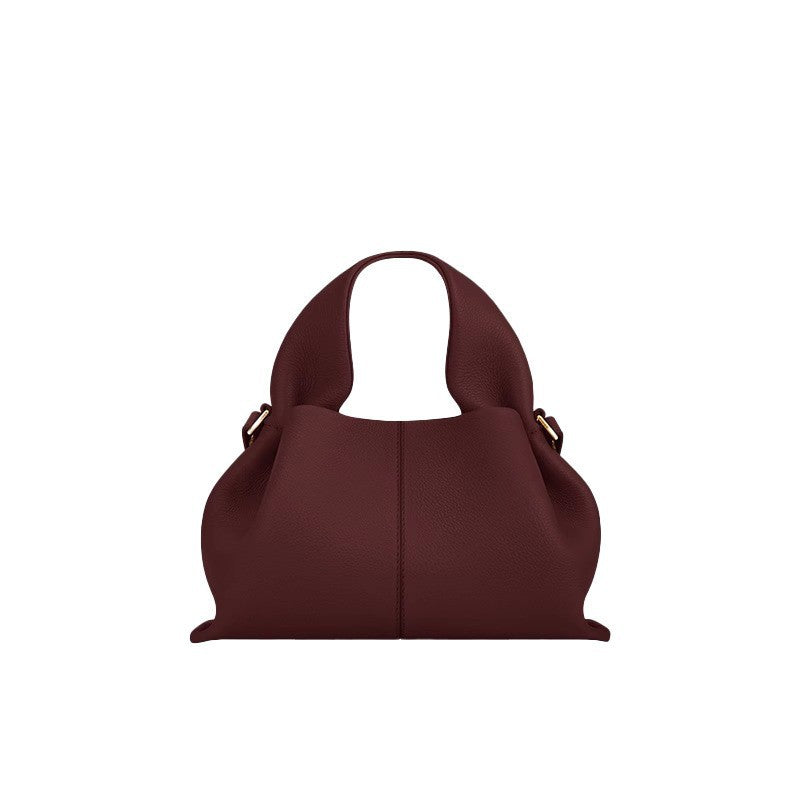 Polene Cloud Bag Niche Dumpling Bag 2025 New French European and American Retro High-End Satchel Crossbody Bag for Women