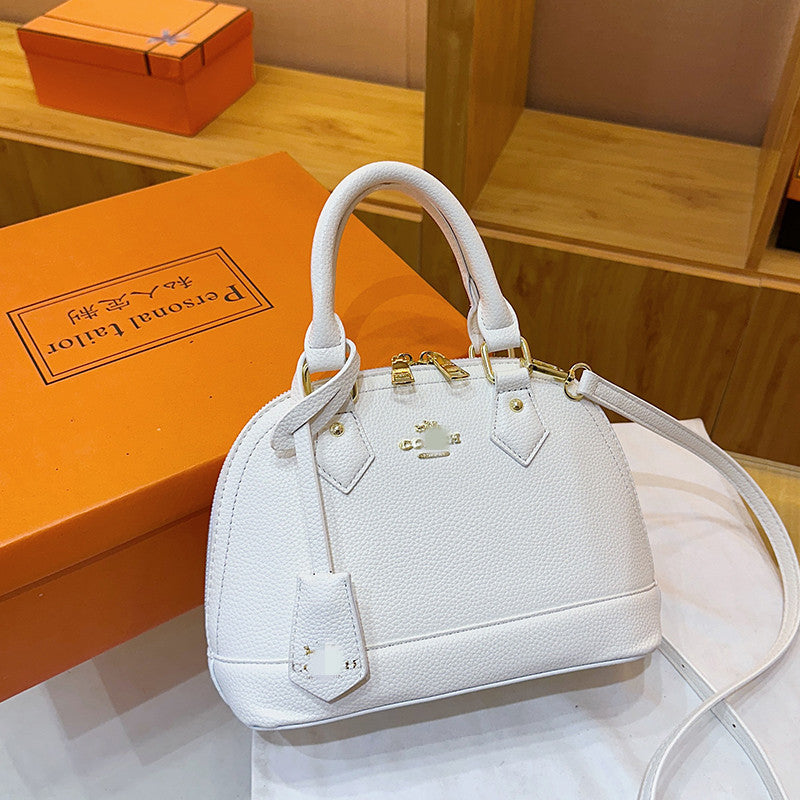 Foreign Trade Handbag 2025 Autumn and Winter New Cross-Border European and American Fashion Trend Women's Shoulder Crossbody Shell Bag New Model